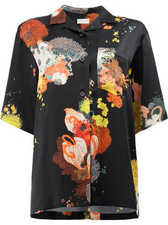 рубашка с цветочным принтом   Dries Van Noten