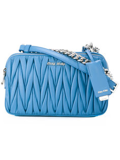 стеганая сумка через плечо Miu Miu