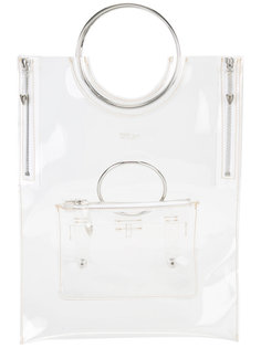 ring handle vinyl tote bag Toga