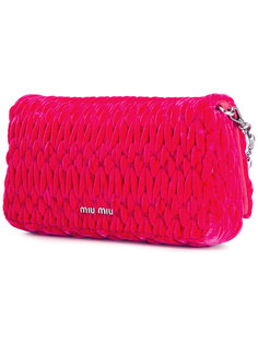 плетеный клатч Miu Miu