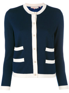 contrast trim cardigan Tory Burch