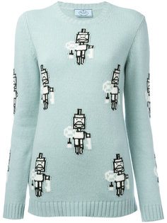 robot pattern jumper Prada