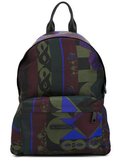 Masquerade print backpack Versace