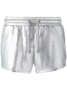 metallic drawstring shorts Zoe Karssen
