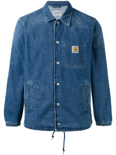 однобортная джинсовая куртка  Carhartt