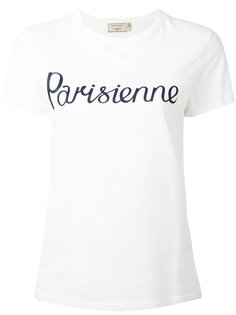 футболка с принтом Parisienne Maison Kitsuné