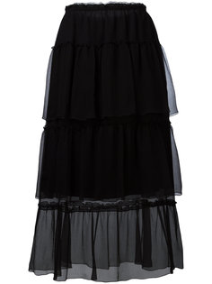 sheer layer skirt  Sonia Rykiel