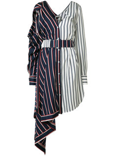 striped asymmetrical dress Monse