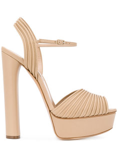 ridged platform sandals Casadei