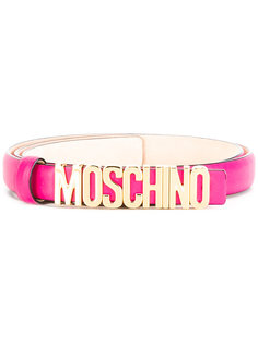 ремень с пряжкой-логотипом Moschino