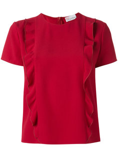 блузка с рюшами Red Valentino