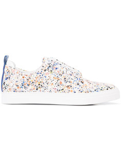Slider paint splatter sneakers Pierre Hardy