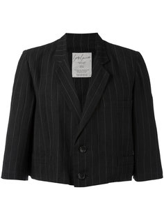 striped cropped blazer Yohji Yamamoto Vintage