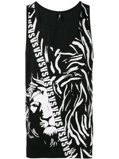 топ с логотипом-львом Versus