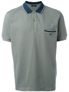 stripe-detailed polo shirt Fay
