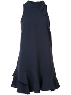 pleated trim flared dress  Likely
