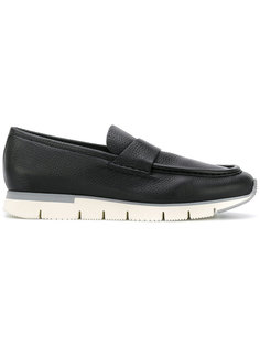 лоферы с рельефной подошвой Santoni