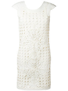 layered cut-out dress Cavalli Class