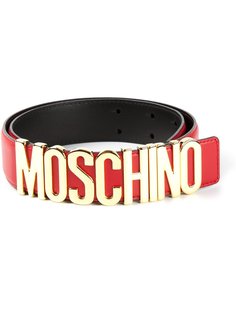 ремень с пряжкой-логотипом Moschino
