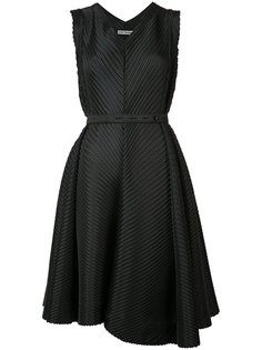 slant pleated dress  Issey Miyake