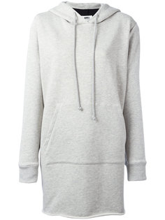 платье-толстовка с контрастной спиной  Mm6 Maison Margiela
