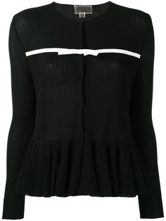zipped peplum jumper Giambattista Valli