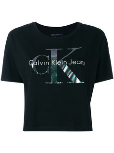 футболка с принтом-логотипом Calvin Klein Jeans
