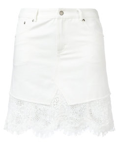юбка с необработанными краями McQ Alexander McQueen