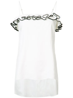 ruffle-hem vest top Adam Lippes