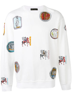 patches print sweatshirt Versace