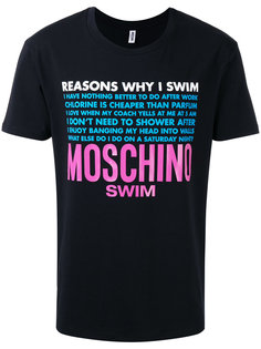 футболка swim Moschino