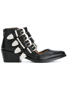 buckle strap cut out ankle boots Toga Pulla