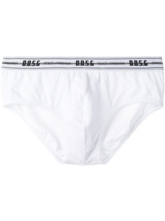 logo elastic band briefs Dolce &amp; Gabbana Underwear