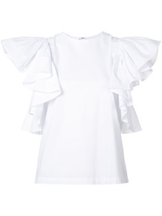 frill sleeve top Co