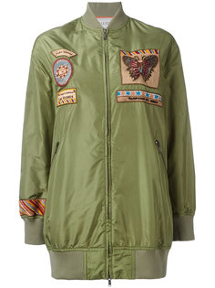 patch detail bomber jacket Valentino