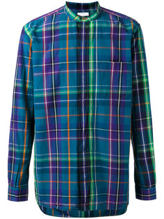 band collar checked shirt Paul Smith