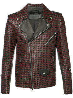 woven biker jacket  Route Des Garden