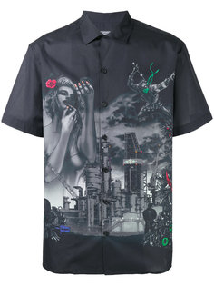 рубашка с принтом Lanvin