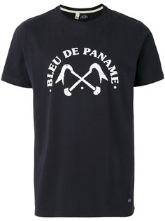 printed logo T-shirt Bleu De Paname