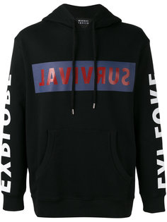 survival print hoodie Markus Lupfer