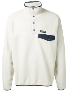 standing collar button fleece Patagonia