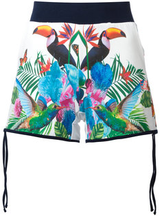 tropical print shorts Ea7 Emporio Armani