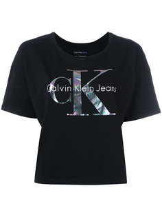 футболка с принтом-логотипом Calvin Klein Jeans