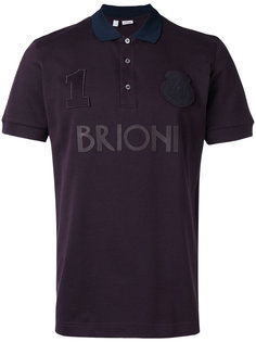 футболка-поло с логотипом  Brioni