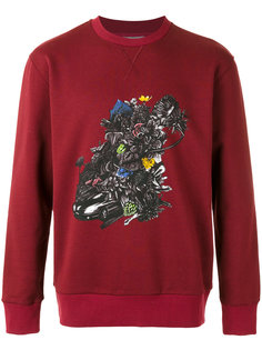 car and flowers sweatshirt Lanvin