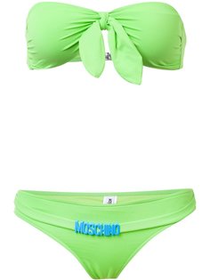 бикини с лифом без бретелей Moschino
