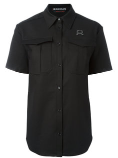рубашка с короткими рукавами  Rochas