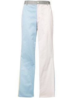брюки дизайна колор-блок Thom Browne