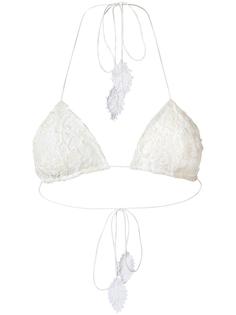 lace Célia triangle bikini top Martha Medeiros