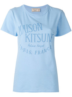 футболка с принтом логотипа Maison Kitsuné